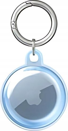 Mbështjellës Mercury Case për AirTag, TPU, me karabiner, blu