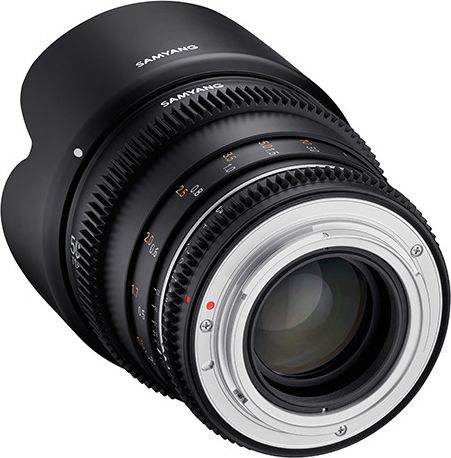 Objektiv kinematografik Samyang 50mm T1.5 VDSLR MK2, bajonetë Sony E, fokus manual, i zi