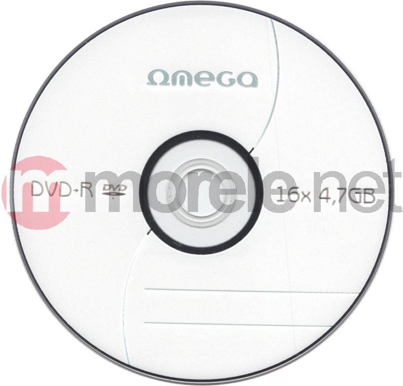 Дискови DVD+R Omega 4.7GB, 16x, 25 парчиња