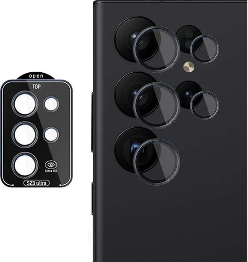 Mbrojtës kamerë 3MK Lens Protection Pro, për Samsung S23 Ultra, i tejdukshëm