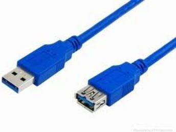 Kabllo MediaRange USB-A në USB-A, 1.8m, e kaltër