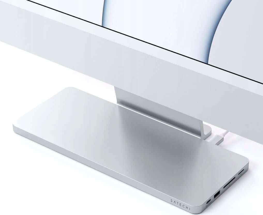 Dok USB C Satechi Slim Dock ST-UCISDS për iMac 24", me SSD M.2, argjendtë