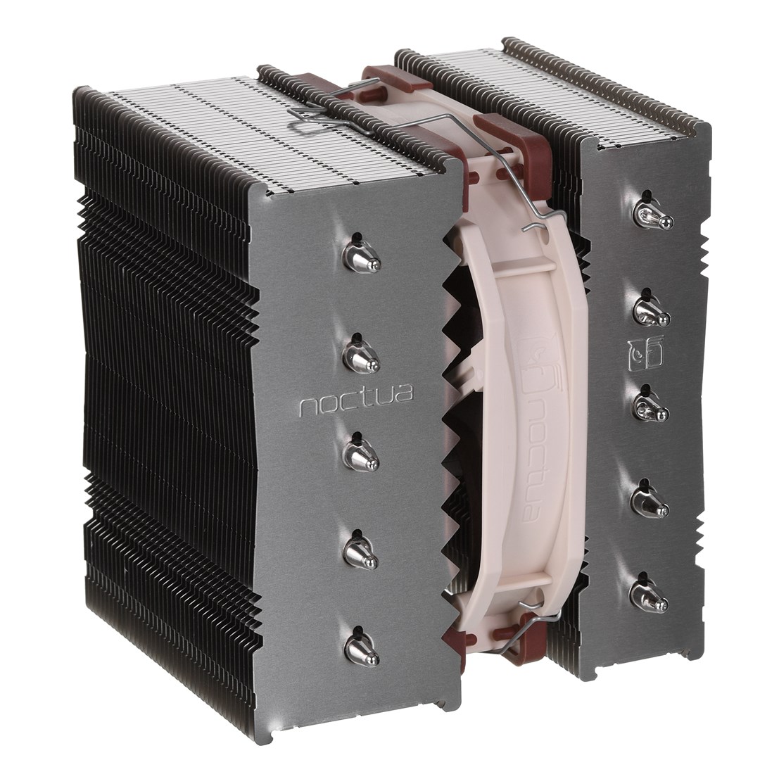 Ftohës CPU Noctua NH-D12L, 120mm Fan, LGA 1150/1200, i kaftë/i argjendtë