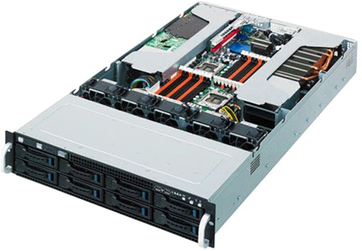 Server ASUS ESC4000A-E10, 8GB RAM, 8x3.5"/2.5" SATA, 1600W, 2U
