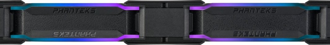 Ventilatorë për PC Phanteks D30 120mm D RGB, set 3 copë, PWM, të zinj