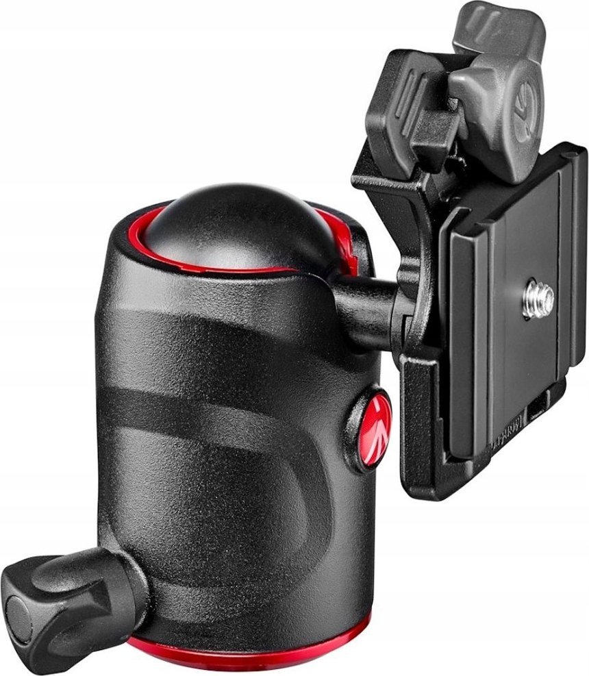 Kokë trefoti Manfrotto 496 Centre Ball Head MH496-BH, deri 12 kg, me pllakë 200PL-PRO, e zezë