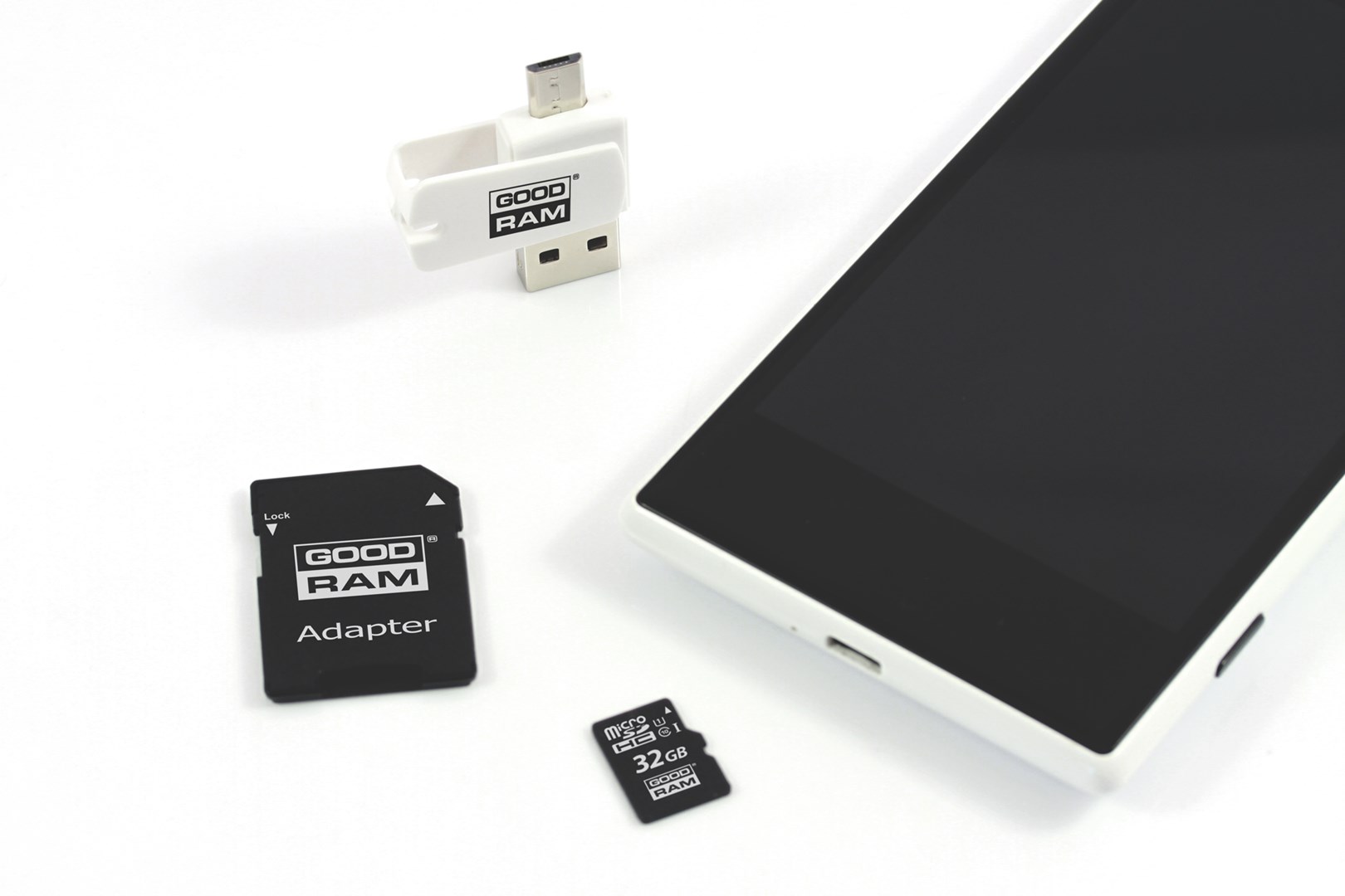 Kartë memorie Goodram All-in-One MicroSD, 32GB, cl. 10 UHS-I, e zezë