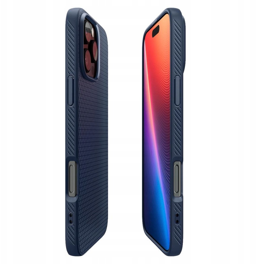 Maskë telefoni Spigen Liquid Air për iPhone 17 Pro Max, mbrojtëse, blu navy