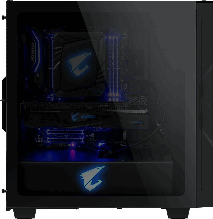 Kasë Gigabyte Aorus C300 Glass RGB, Midi Tower