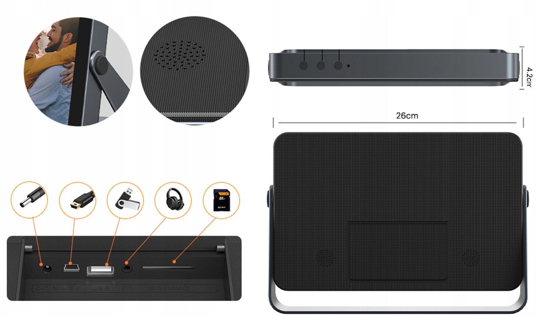 Kornizë digjitale Kodak RWF-108V, 10", WiFi, blu