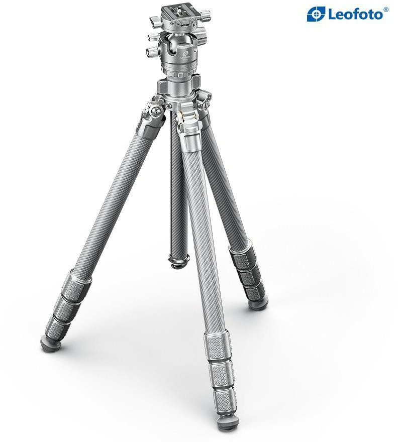 Tripod Leofoto Gabriel LG-284C LH-36R, fibra karboni, 10kg, gri