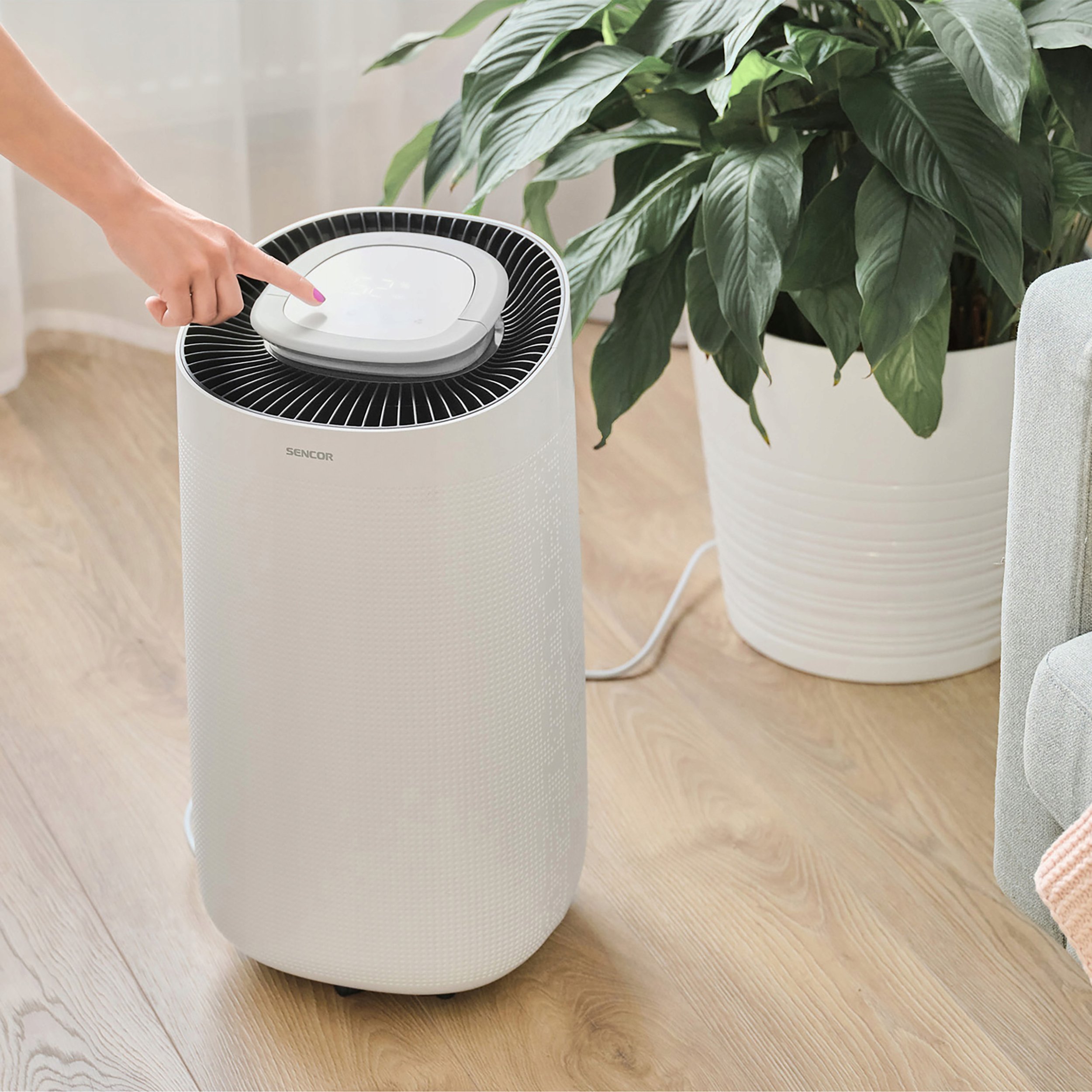 Avullues ajri Sencor SDH 1210WH, 12L në ditë, 3.2L, i bardhë