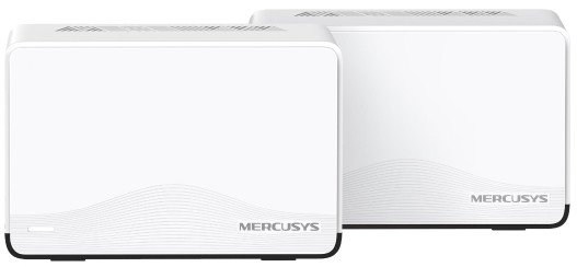 Sistem mesh Wi-Fi Mercusys Halo H27BE, BE3600, Wi-Fi 7, 2 парчиња, бел