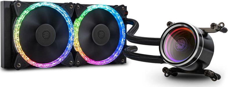 Ftohës uji AIO BitsPower Cyclops 240, radiator 240mm, ARGB, i zi