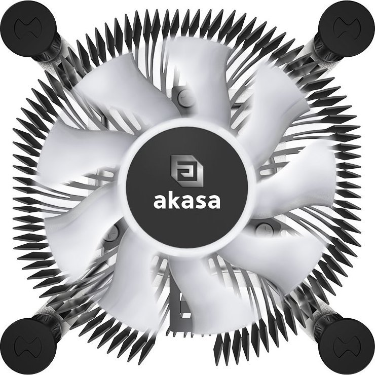 Ftohës CPU Akasa Vegas Chroma ILG, low profile, ventilator 75mm PWM, me ndriçim RGB