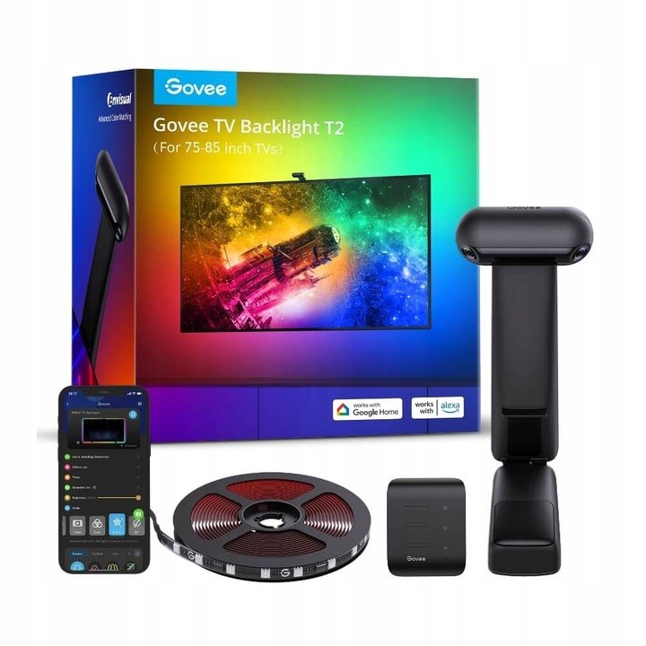 Ndriçim për TV Govee Envisual T2, 75-85"