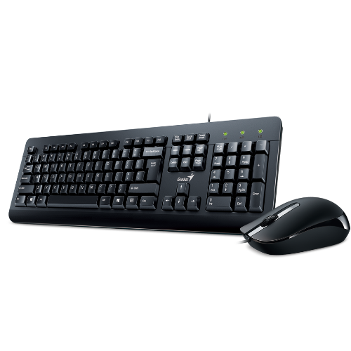 Set tastierë + maus Genius Wired, KM-160, i zi