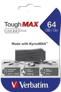 Pendrive Verbatim ToughMAX, 64 GB