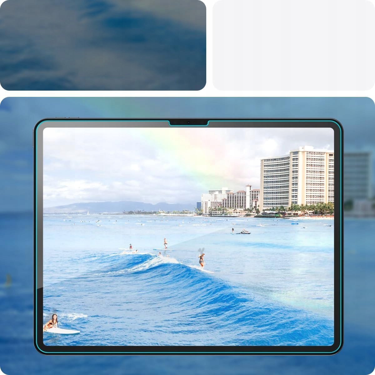 Xham mbrojtës Spigen Glass tR EZ Fit, iPad Air 13" 2024, 9H, transparent