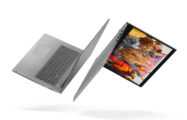 Laptop Lenovo IdeaPad 3, 17.3", Intel Core i3, 8GB RAM, 512GB SSD, Intel UHD Graphics, gri / platin