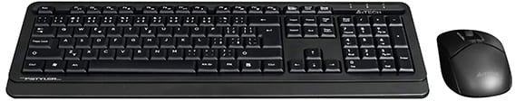Set tastierë dhe mi A4Tech FG1012S, wireless 2.4GHz, DPI 1200, i zi
