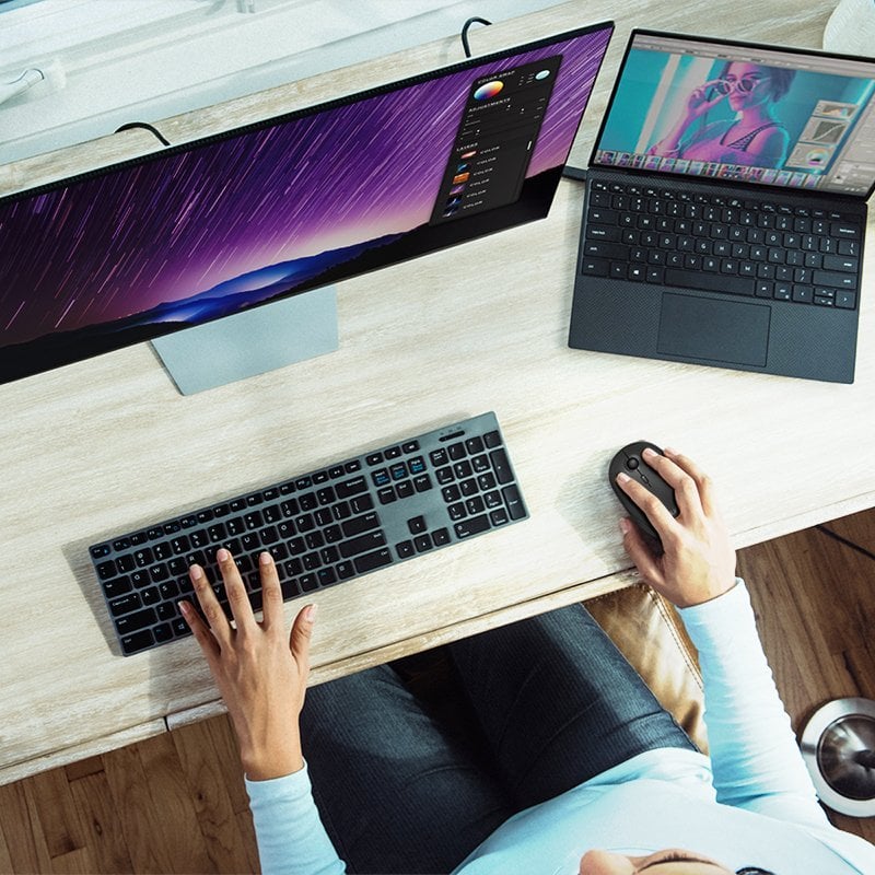 Maus wireless LogiLink ID0204, RF dhe Bluetooth, 1600 dpi, ambidekstër