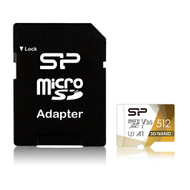Kartë e memories Silicon Power Superior Pro Colorful, MicroSDXC, 512 GB, Class 10 + përshtatës SD
