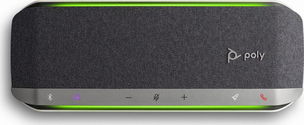 Speakerphone Poly Sync 40, USB dhe Bluetooth, 3 mikrofona, argjendtë
