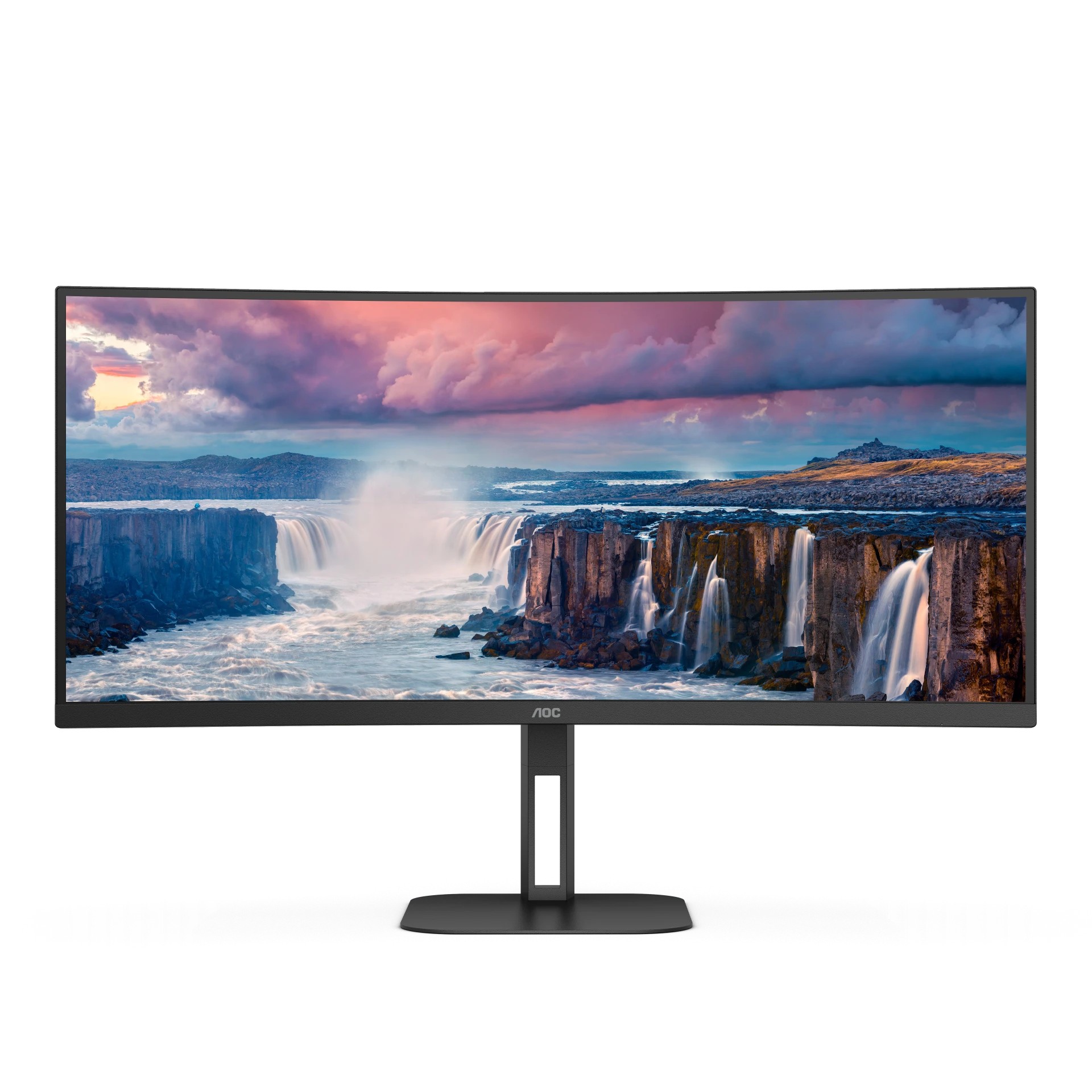 Monitor AOC V5 CU34V5C, 34", Wide Quad HD, 3440x1440, i zi