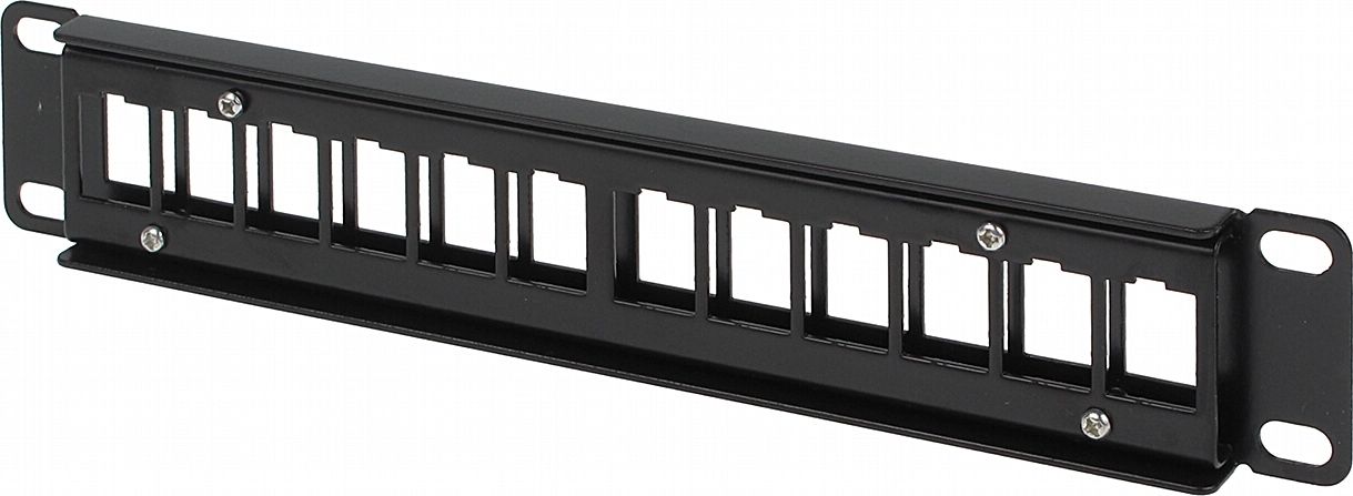 Patch panel Delta PP10-12/K, 12x keystone, 10", i zi