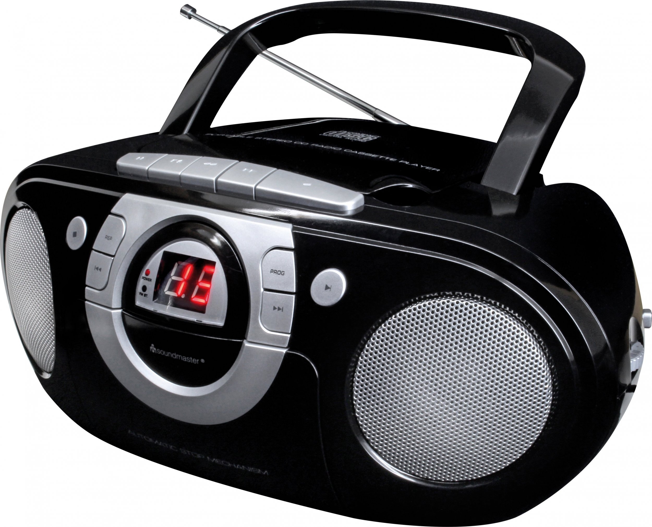 Radio CD Soundmaster SCD5100SW, MP3, me altoparlant të integruar, e bardhë