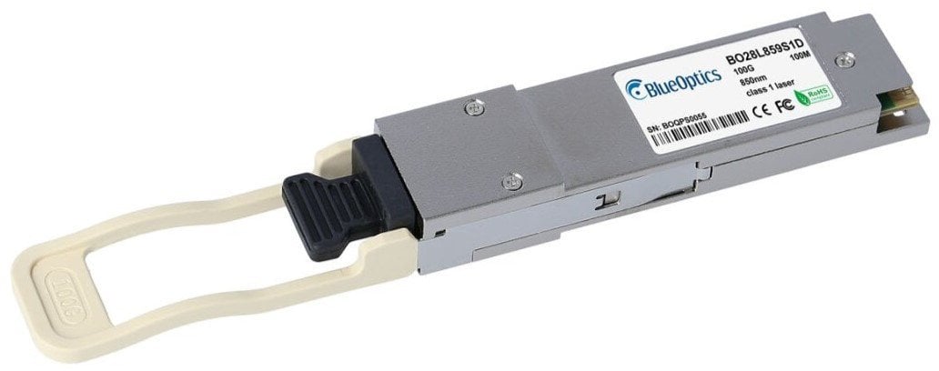 Transceiver BlueOptics BO28L859S1D QSFP28, 100GBASE SR4, MPO MTP, multimode
