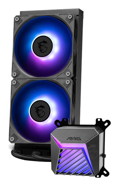 Ftohës me ujë MSI MAG Coreliquid A15 240, i zi