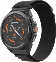 Ora inteligjente Hammer Watch 2, ekran 1.5" AMOLED, GPS, e zezë