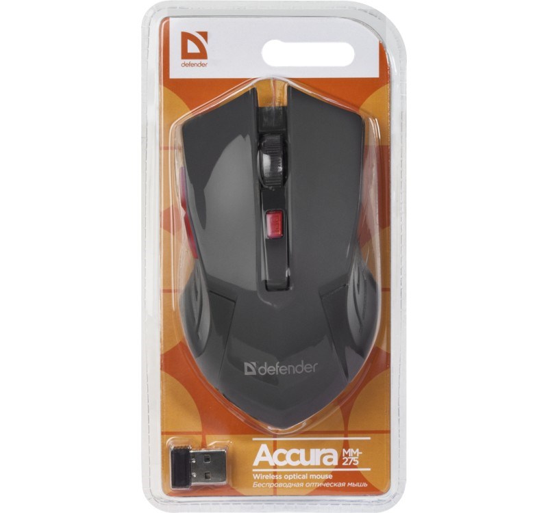 Maus Defender Accura MM-275, optik, 1600 DPI, i zi