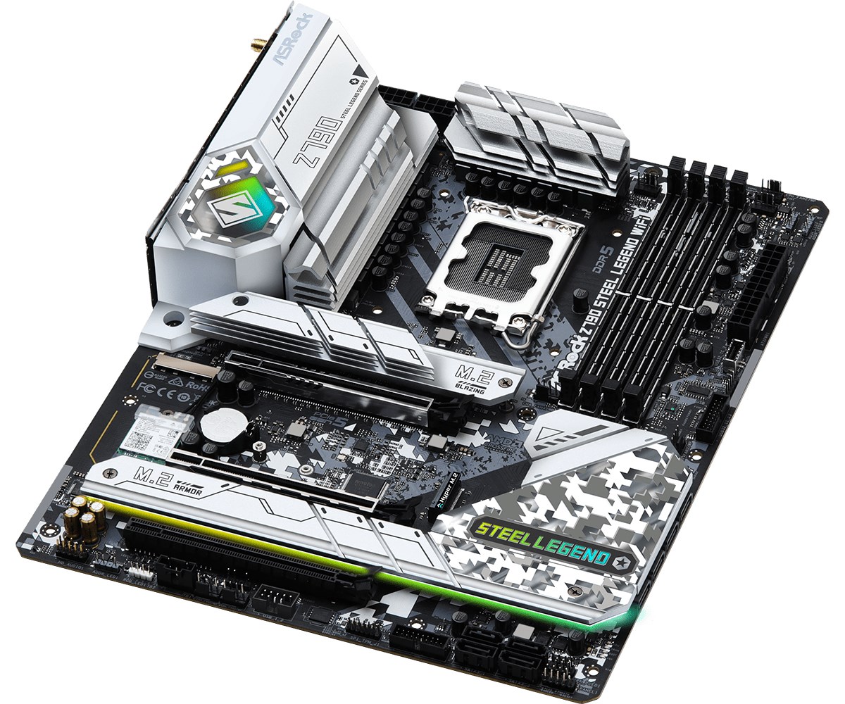 Pllakë amë Asrock Z790 Steel Legend WiFi Intel Z790 LGA 1700 ATX