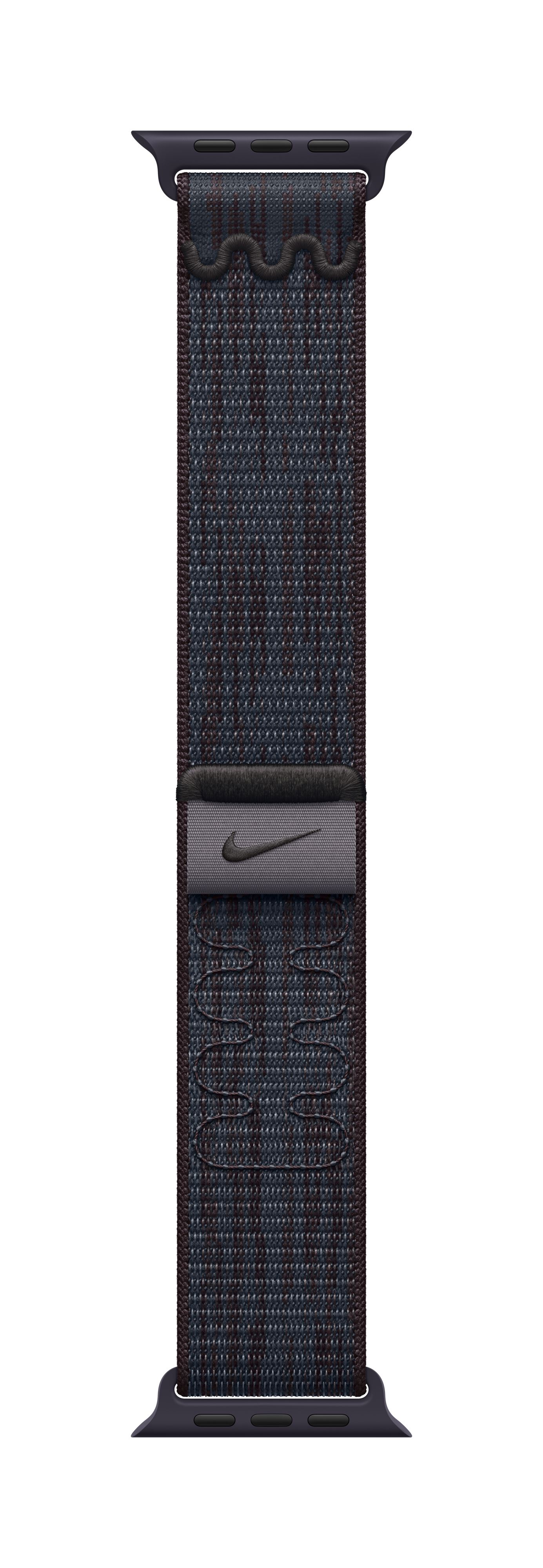 Apple Watch 46mm Nike Sport Loop, Black/Blue Nike Sport Loop