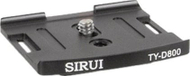 Pllakë shpejt–lëshimi Sirui TYD800, për tripoda Arca-Swiss, për Nikon D800 D800E, alumin