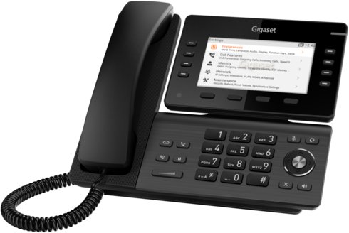 IP телефон Gigaset P820 IP PRO, DECT, екран 5\", црн