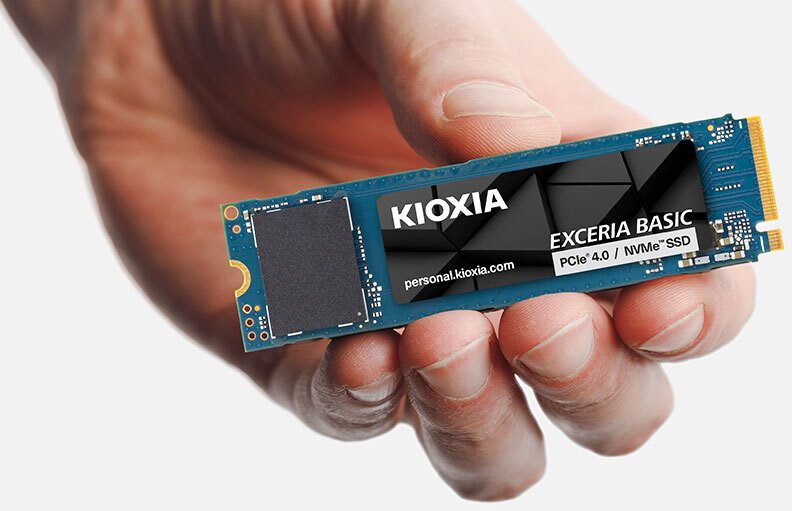 SSD NVMe KIOXIA Exceria Basic, PCIe 4.0, M.2 2280, црн