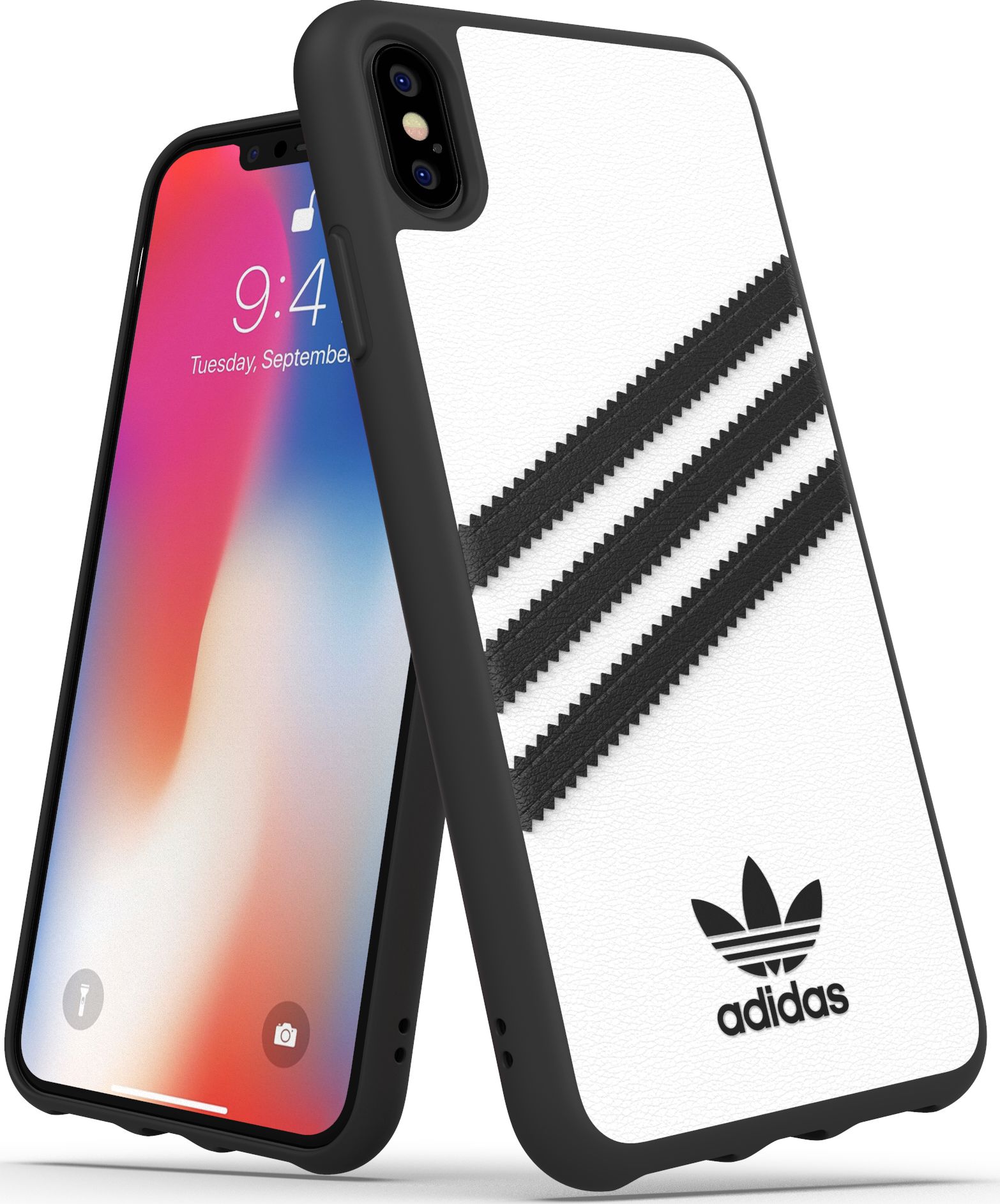 Mbrojtëse Adidas OR Molded PU FW18 për iPhone XS Max, e bardhë