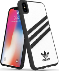 Mbrojtëse Adidas OR Molded PU FW18 për iPhone XS Max, e bardhë