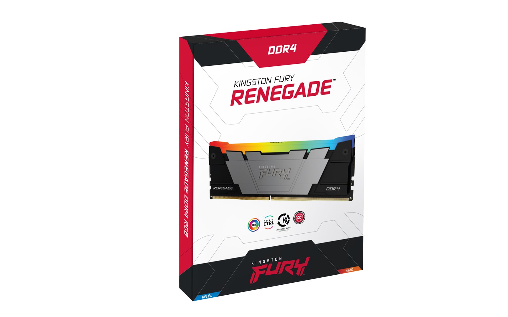 Memorie RAM Kingston FURY 16GB 3600MT/s DDR4 CL16 DIMM 1Gx8 Renegade RGB