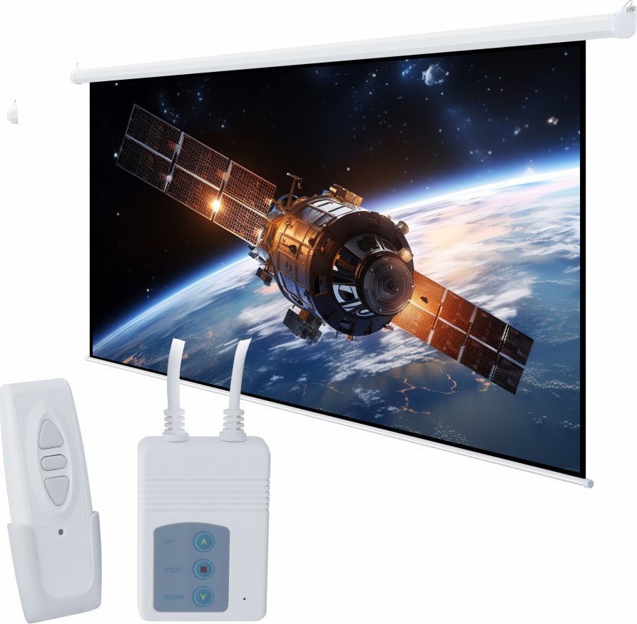 Ekran projektori elektrik Art Era E120, 120", format 4:3, i bardhë