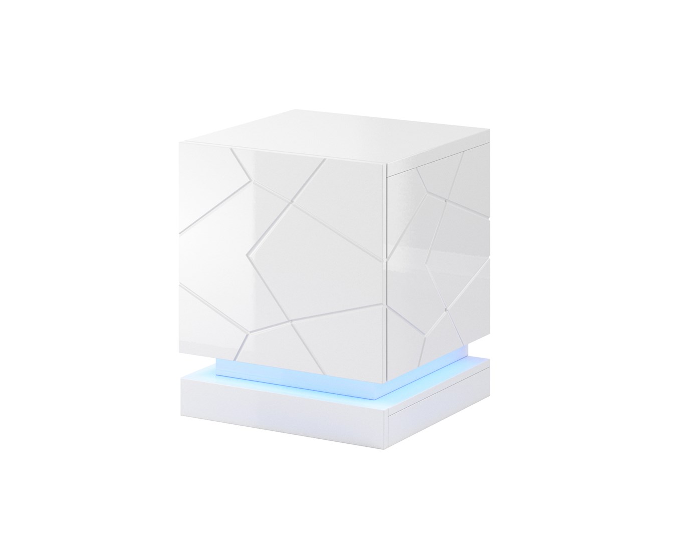 Tavolinë Cama MEBLE PAFOS, 80x41.6x100cm, e bardhë