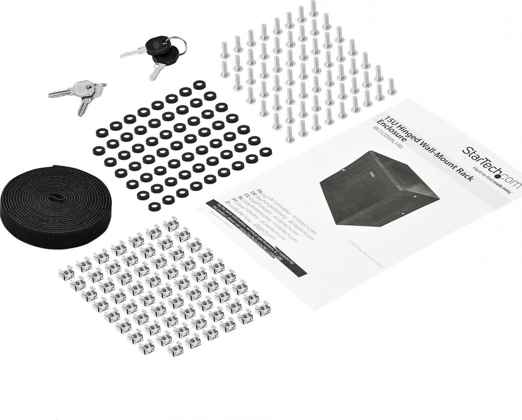 StarTech.com RK1520WALHM 15U 19in Ѕиден Серверски Кабинет