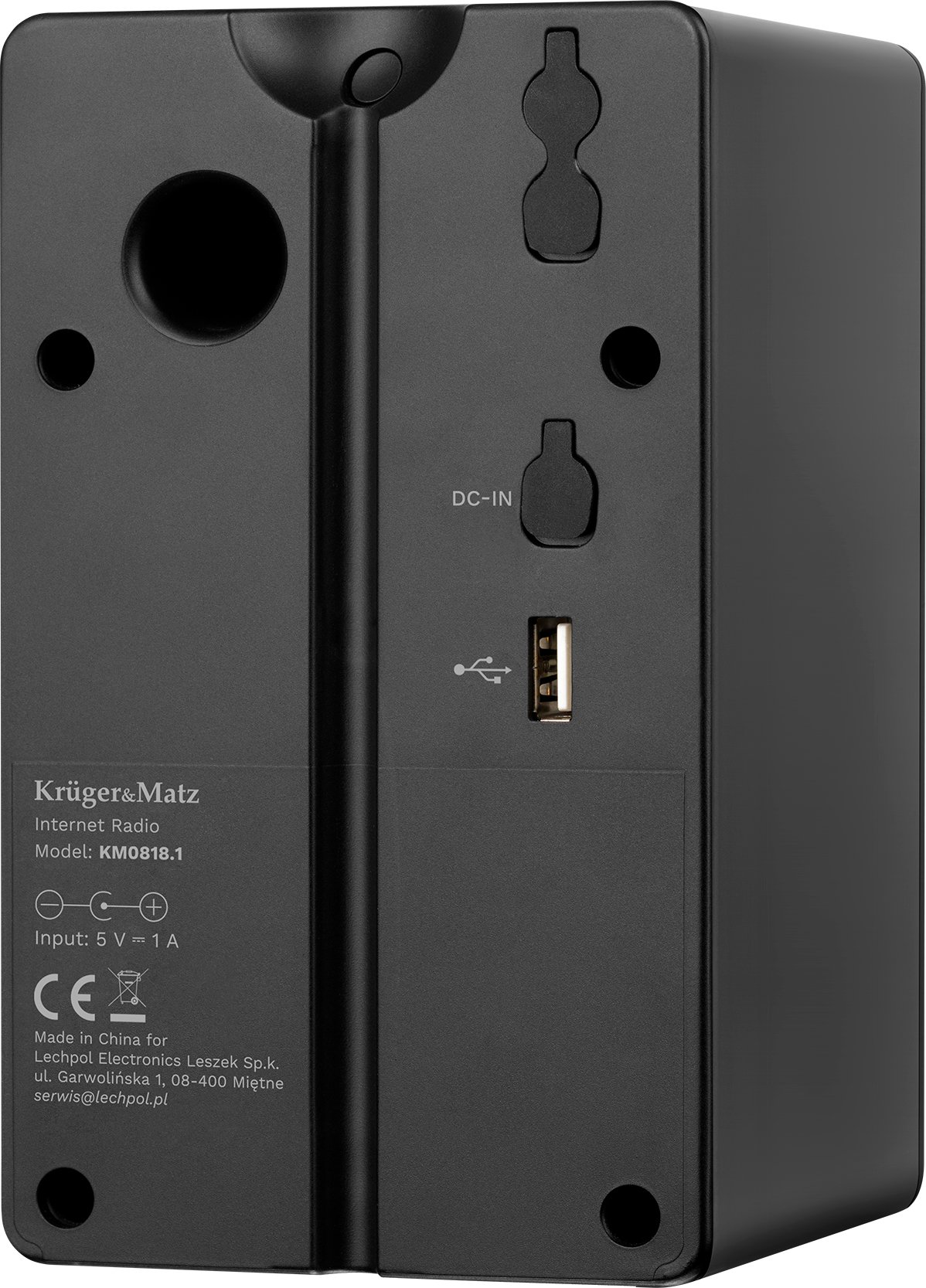 Radio interneti Kruger&amp;Matz KM0818.1, WiFi, ekran, e zezë