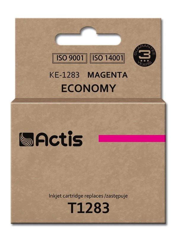 Ngjyrë për printer Actis KE-1283 (zëvendësim për Epson T1283), 13 ml, vjollcë