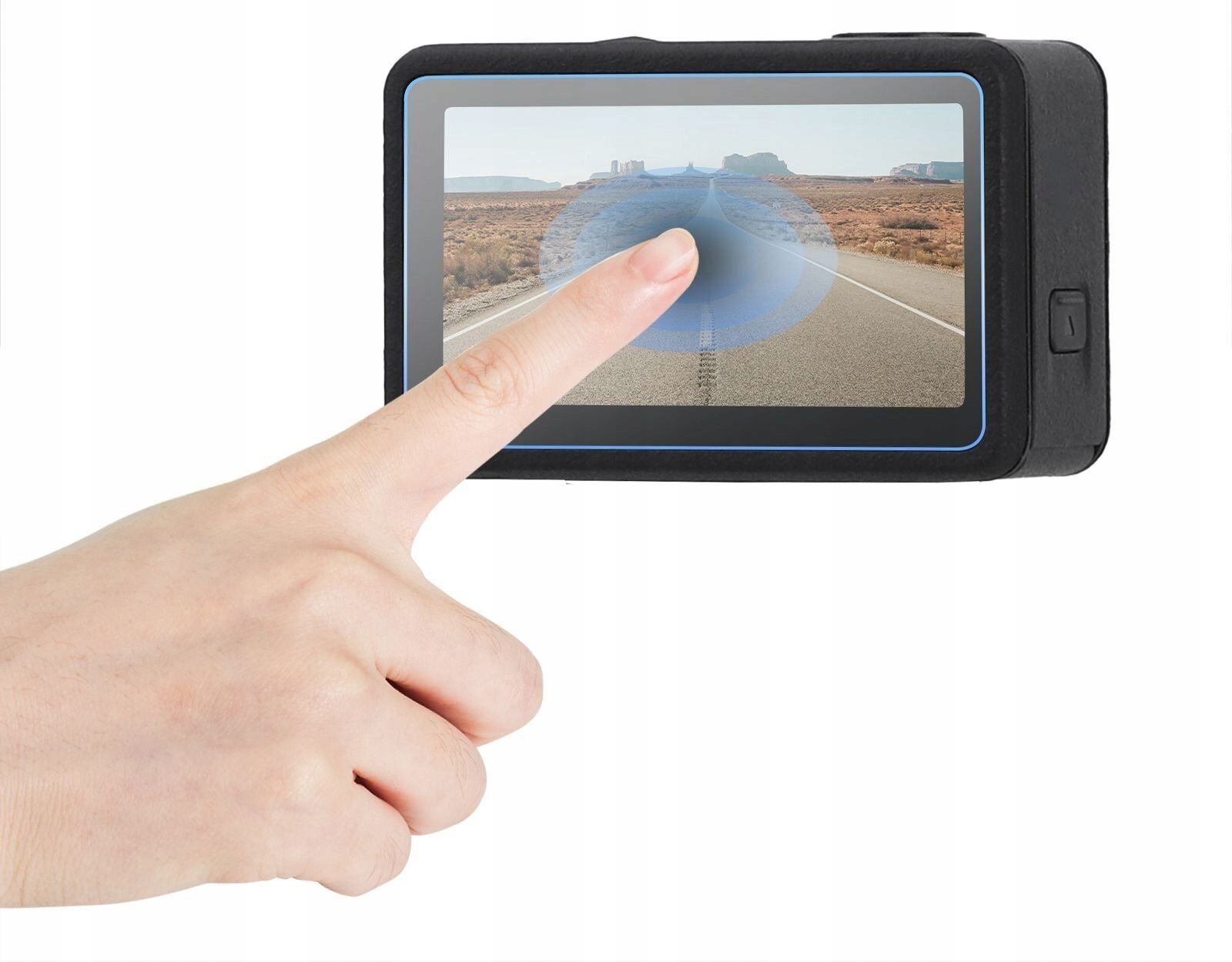 Stakllak mbrojtës SUNNYLIFE OA5-BHM883, për DJI Osmo Action 5 Pro, xham i temperuar, transparent