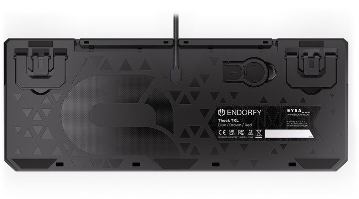 [OUTLET] Tastierë Endorfy Thock TKL Blue, Kailh Blue, US, e zezë